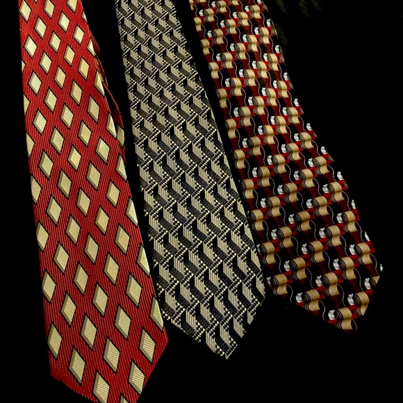 Other - Extra Long 100% Silk Ties ready for work or your next conference
